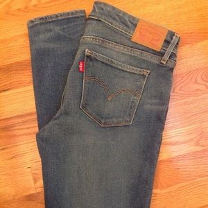 Ladies Levi's 711 Skinny Jeans 28x32